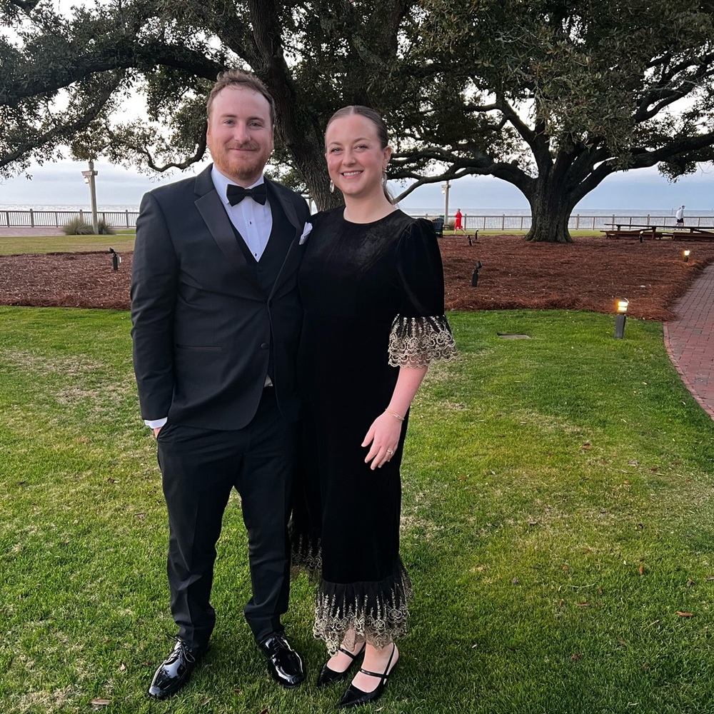 Pomander Place Black and Gold Dress